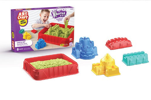 Picture of KINETIC SAND CASTLE SET 750G